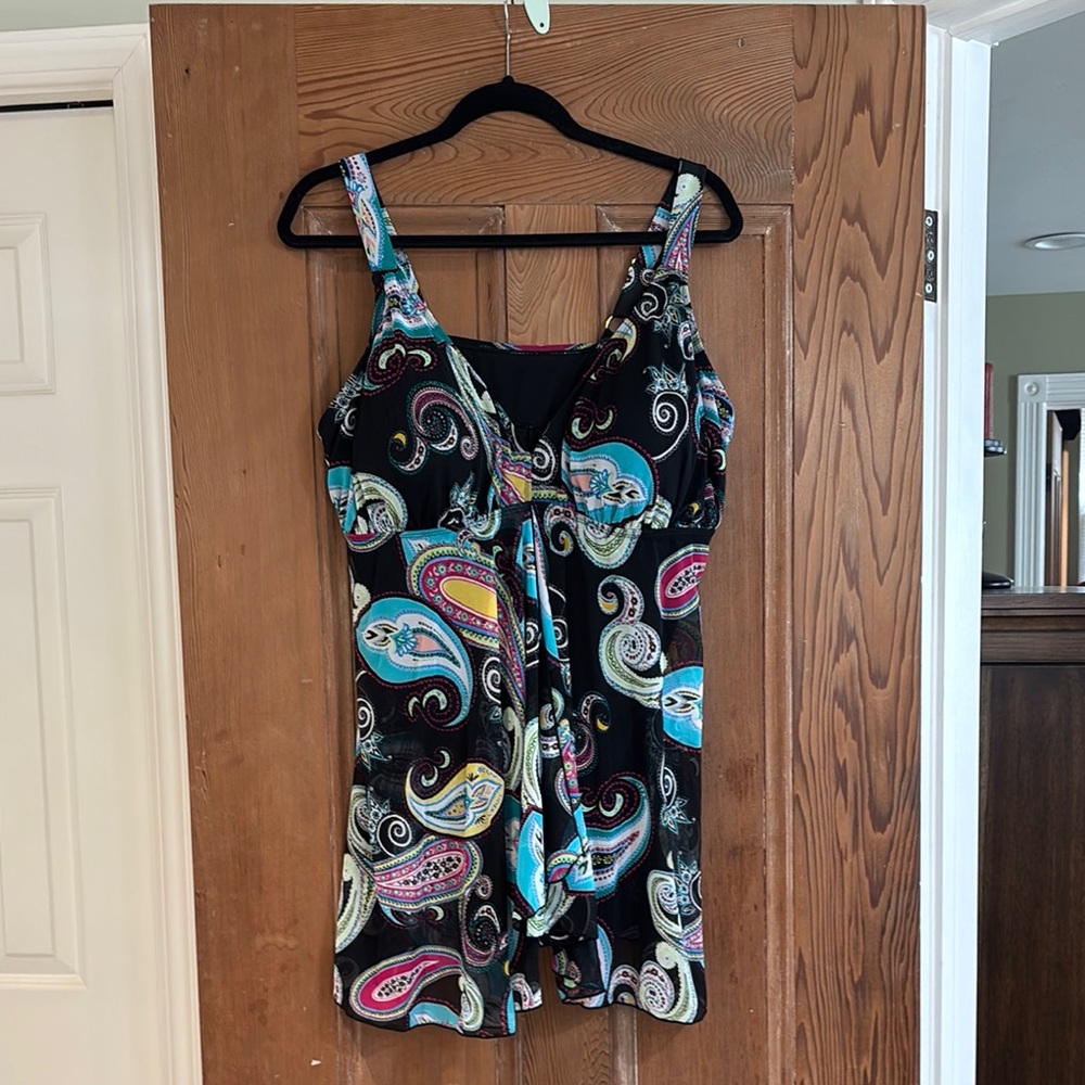 Paisley Woman’s Swim Dress Size 20